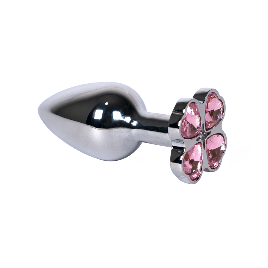 Plug Anal Trébol Gema Rosa Talla S